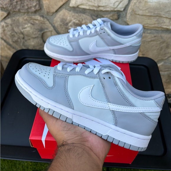 Nike Dunk Low “Wolf Grey” Size 5Y / 6.5 Women’s - Picture 4 of 10